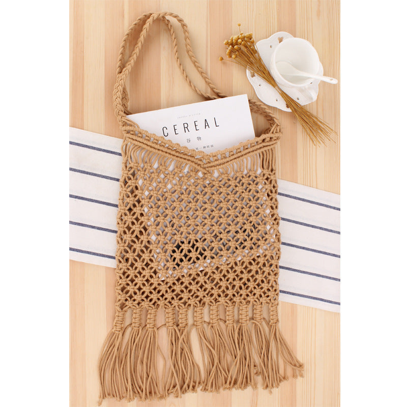 Versatile Macrame Tote Bag Bowlift
