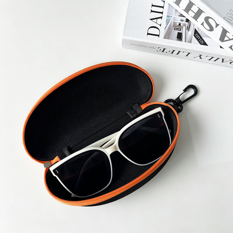 Protective Semi-Rigid Zippered Sunglasses Case with Carabiner Bowlift