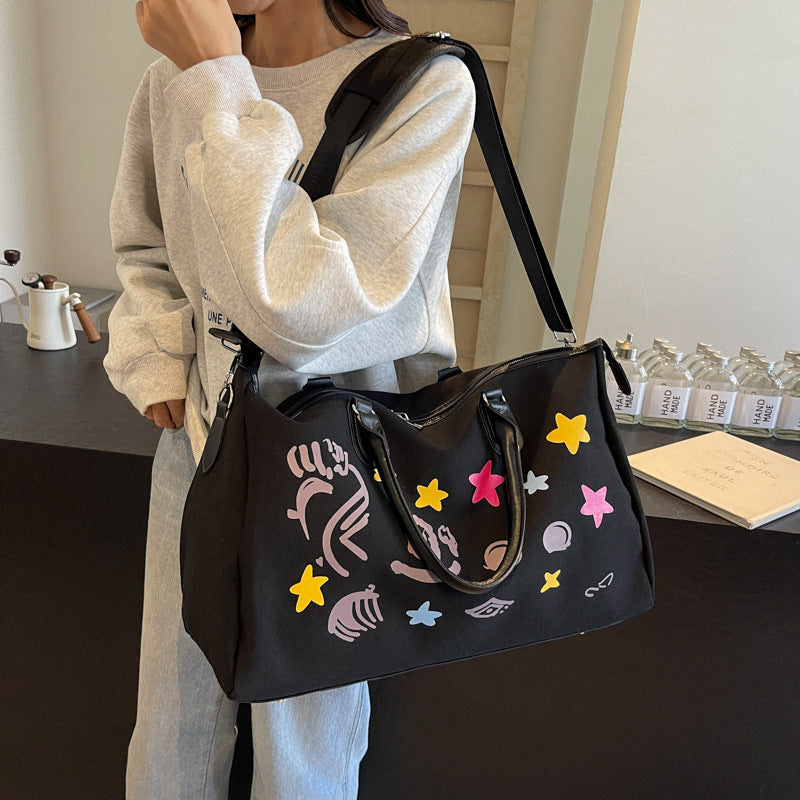 Artistic Design Travel Handbag Bowlift