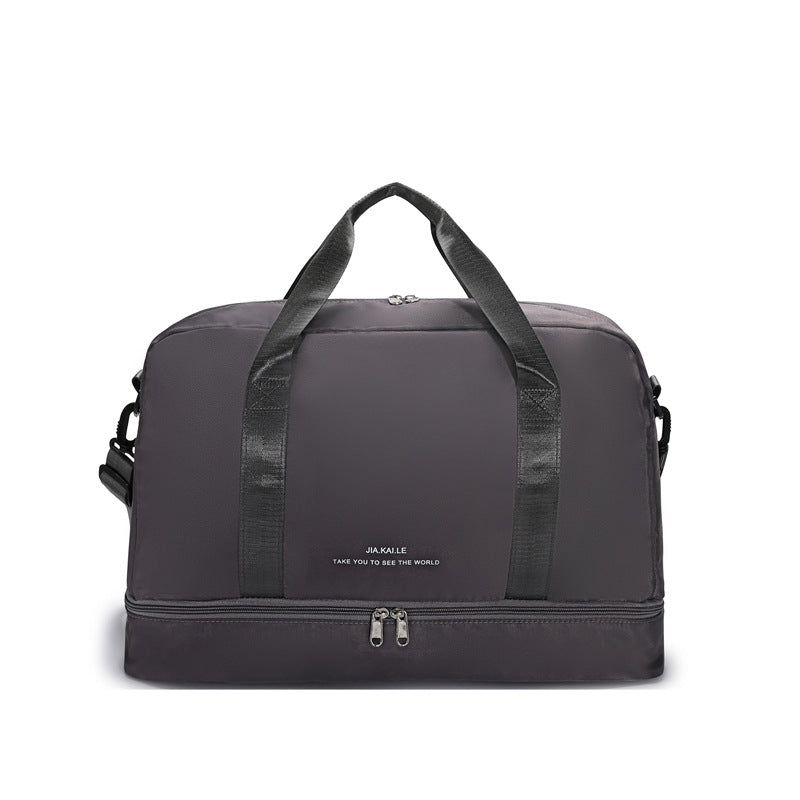 Sporty Travel Bag With Spacious Interior Compartment And Removable Shoulder Strap Bowlift