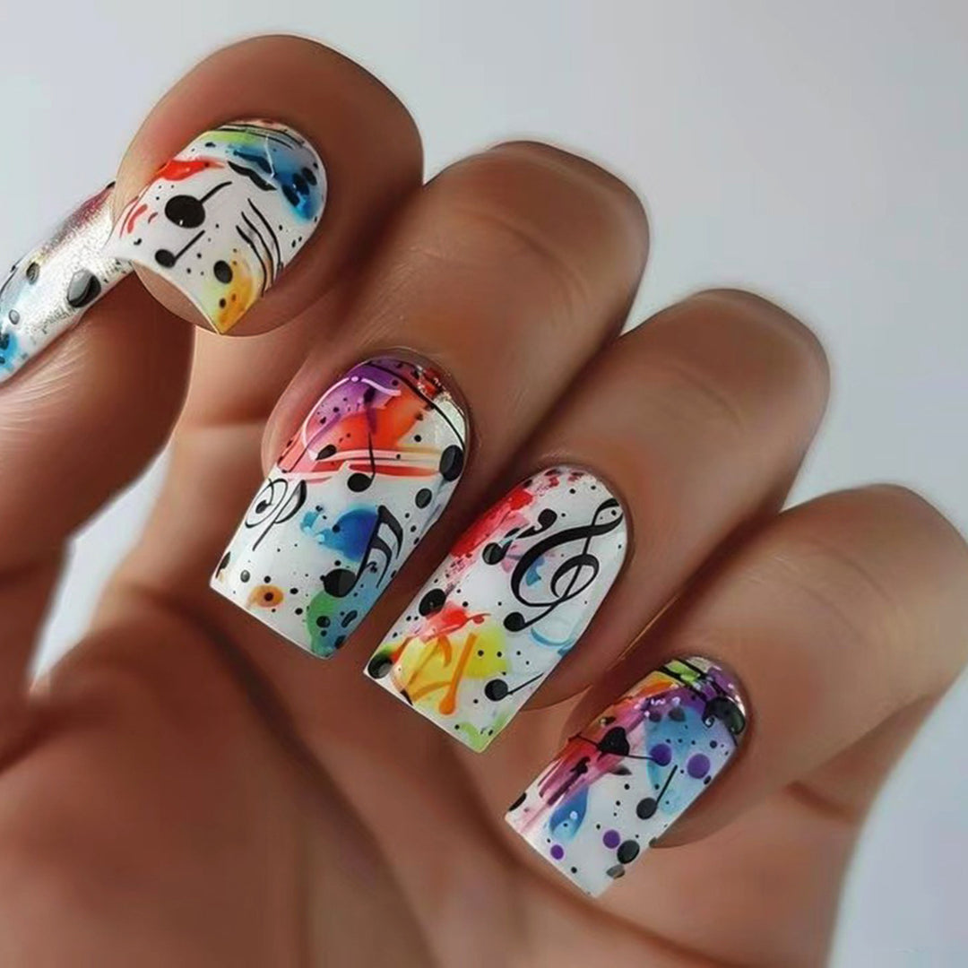 Musical Note Artistic Nail Art Bowlift