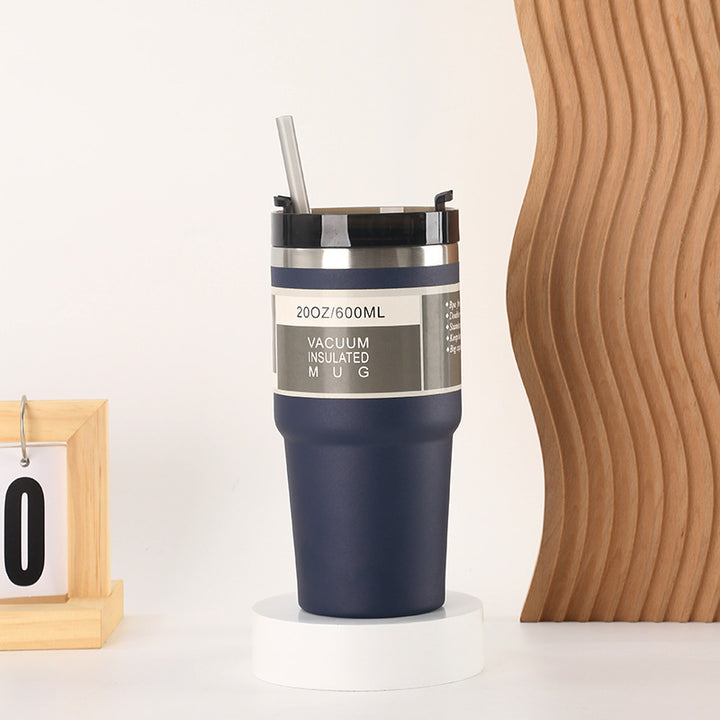 Women Insulated Drinking Cups with Reusable Straw Bowlift
