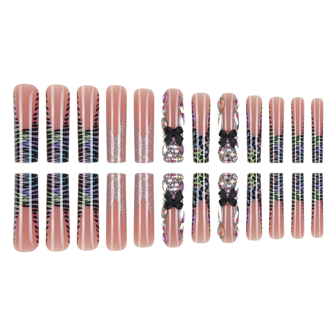 Glamorous Stiletto Press-On Nail Extensions Bowlift