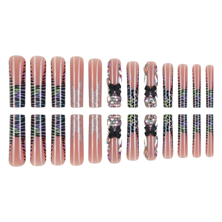 Glamorous Stiletto Press-On Nail Extensions Bowlift