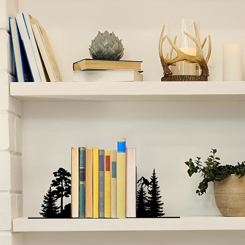 Artistic Landscape Bookends