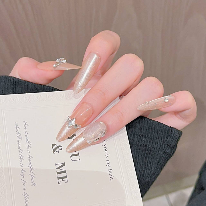 Decorative Press-On Nail Design Set Bowlift
