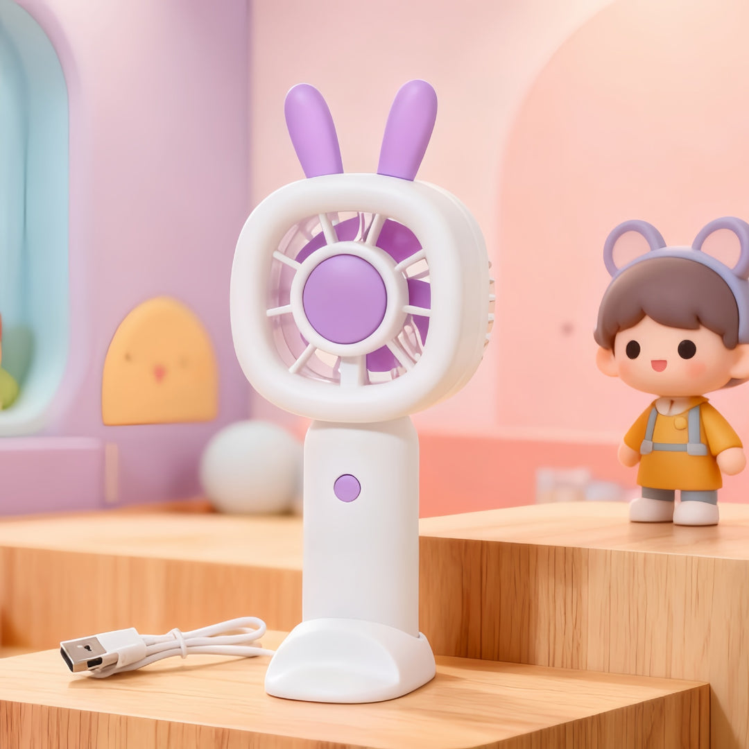 Women's portable creative fan with USB connection Bowlift