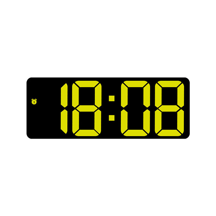 Digital LED clock with large display and colorful digits Bowlift