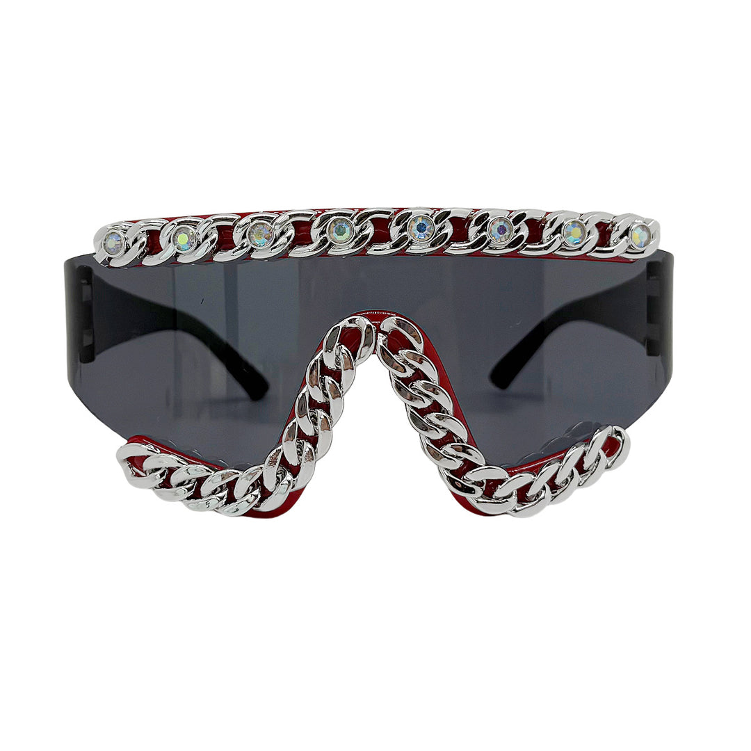 Ladies Fashion Sunglasses with Glamorous Crystal Embellishments Bowlift