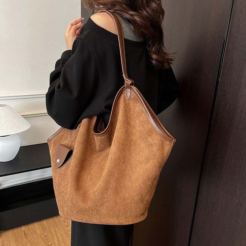 Suede Hobo Bag Bowlift