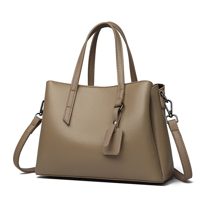 Textured Leather Tote Bag Bowlift 1785771205
