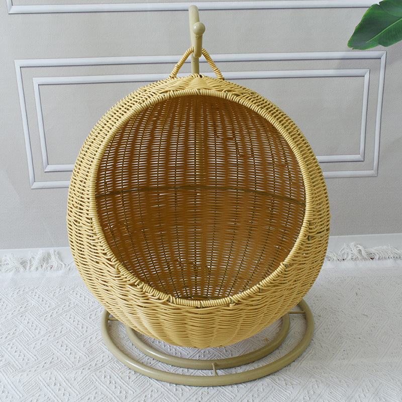 Hanging Wicker Swing Chair Bowlift
