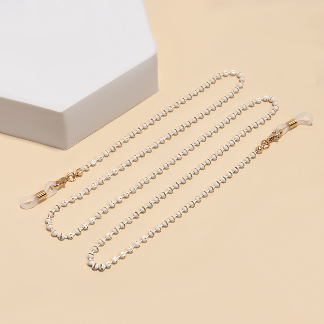 Elegant Beaded Eyewear Holder Chain Bowlift