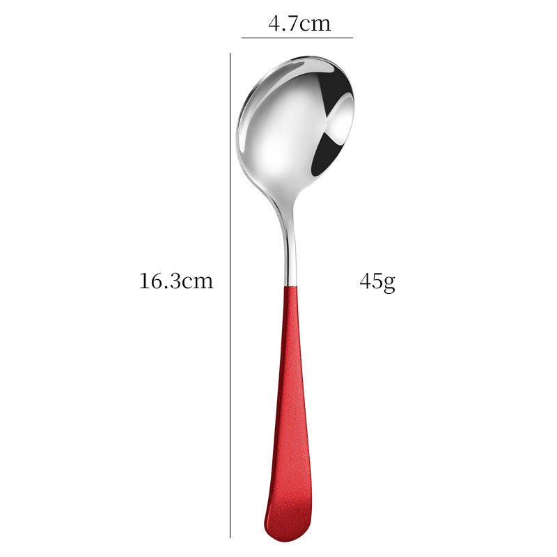 Elegant Dessert Spoon with High-Quality and Non-Slip Grip Design Bowlift