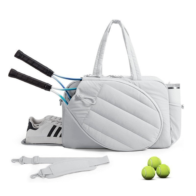 Sporty Tennis Bag with Multiple Compartments and Carrying Options Bowlift