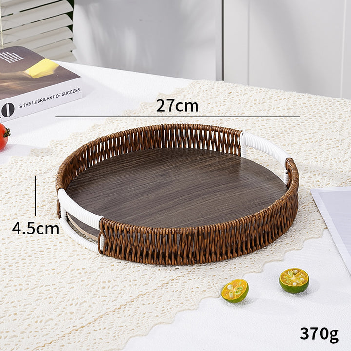 Stylish Handwoven Serving Tray Bowlift