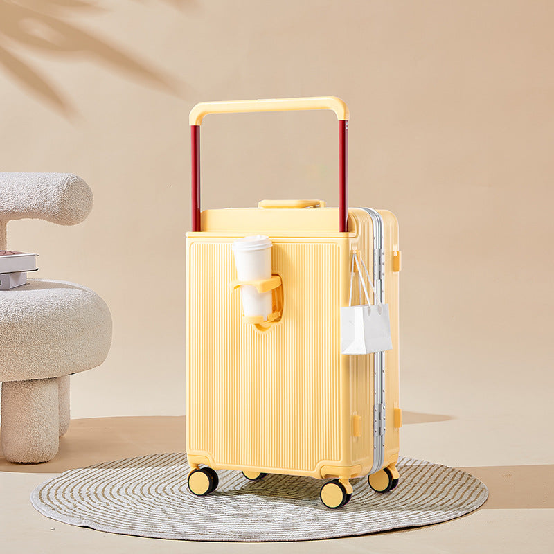 Compact Rolling Cabin Suitcase Bowlift