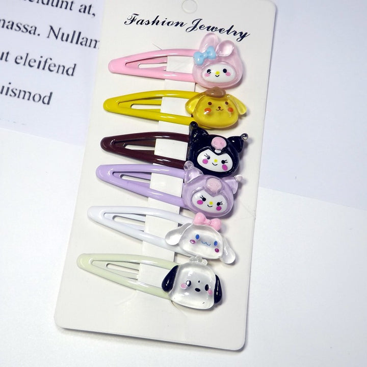 Cute animal motif hair clips Bowlift