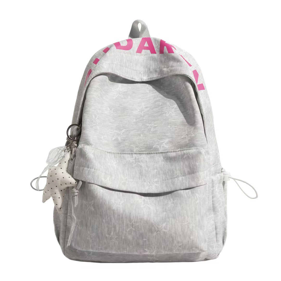 Star-Patterned Adventure Backpack Bowlift