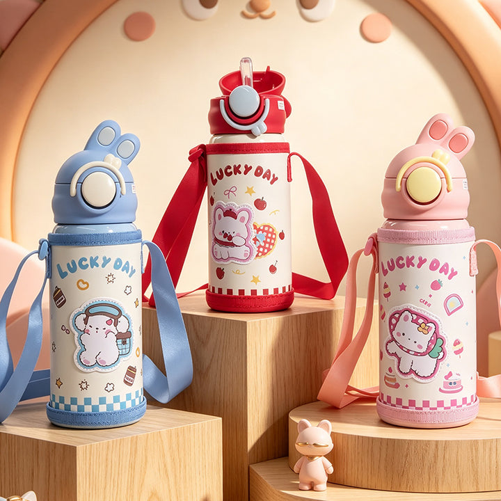 Children's Water Bottle with Sweet Design Bowlift
