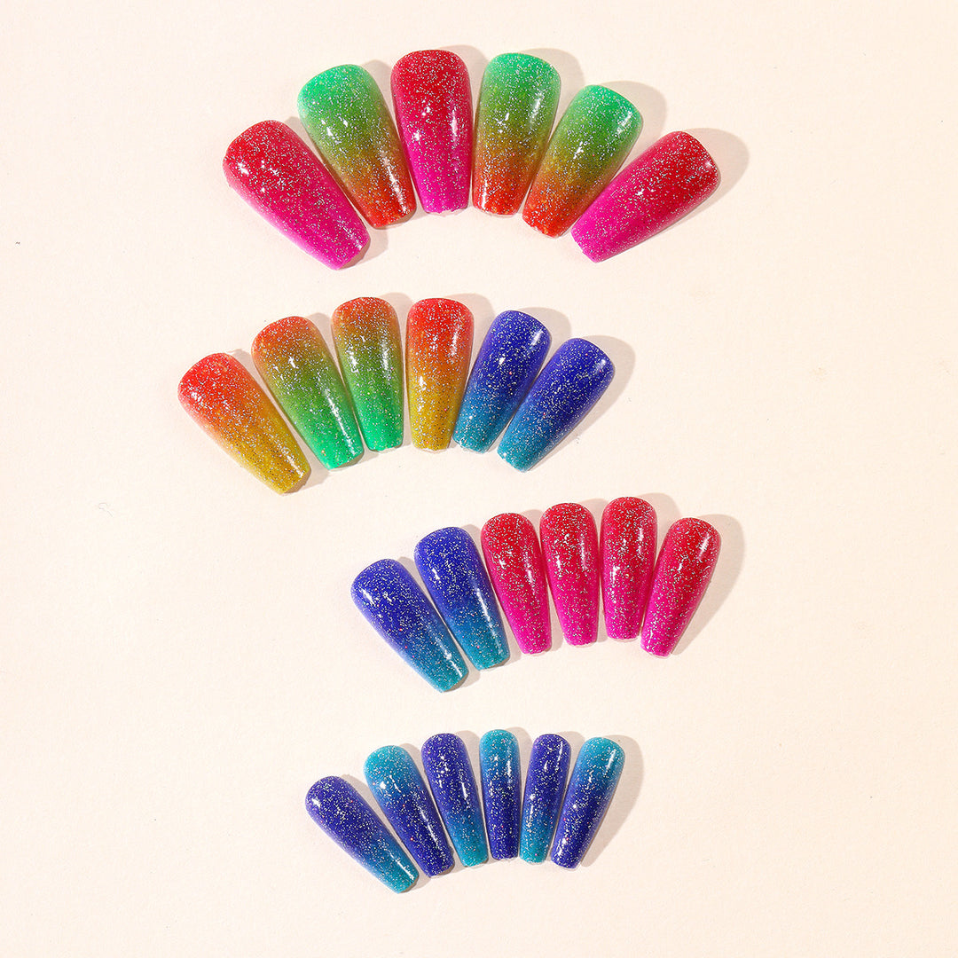Colorful Glitter Nail Art Kit Bowlift