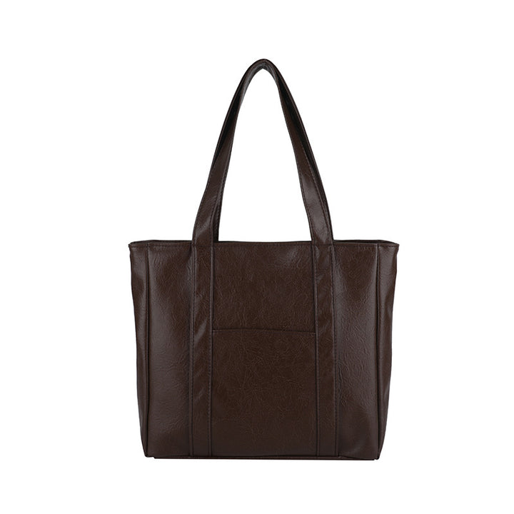 Classic Faux Leather Tote Bag Bowlift