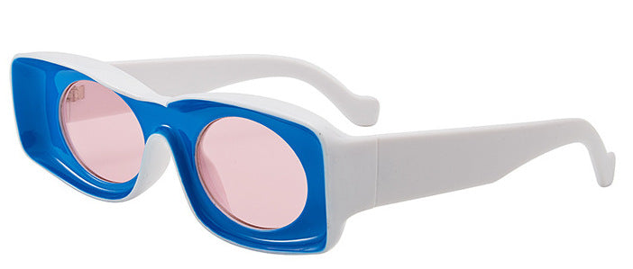 Modern Statement Block Frame Sunglasses