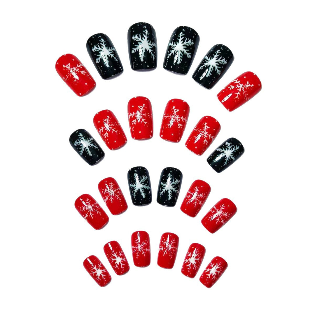 Themed Winter Holiday Nail Art Bowlift