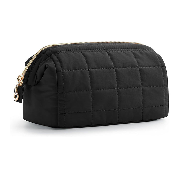 Cosmetic bag with matte finish and zipper Bowlift