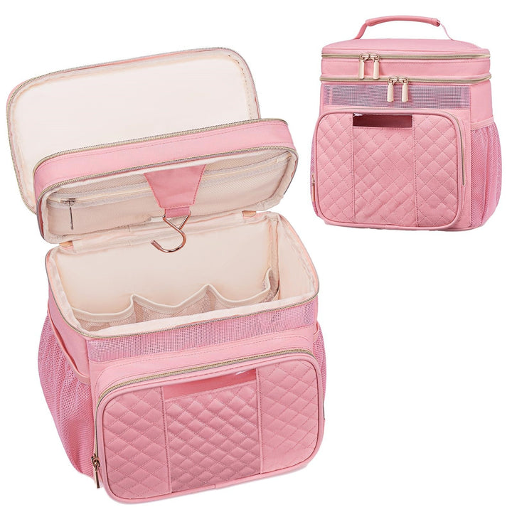 Cosmetic organizer bag with practical compartments Bowlift