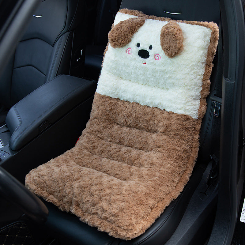Plush car seat cover Bowlift