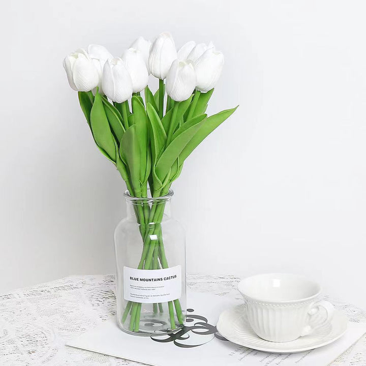 Realistic Faux Tulip Bouquet