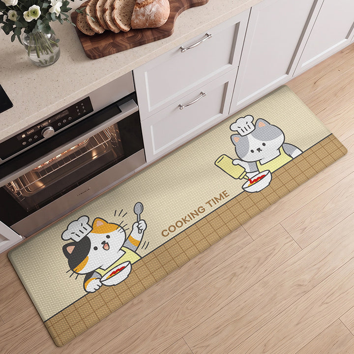 Anti-Fatigue Panda-Themed Kitchen Runner Mat Bowlift