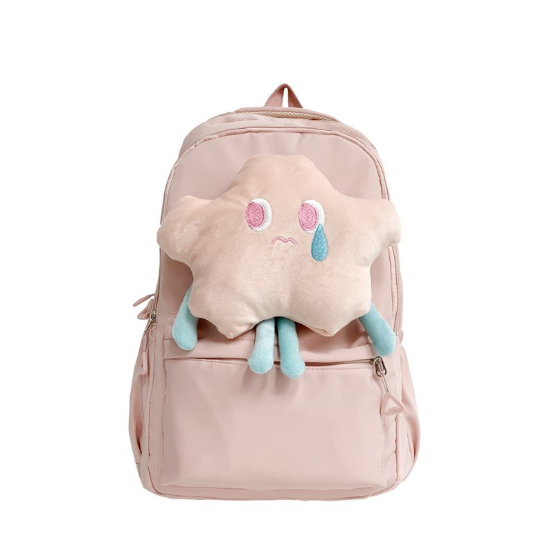 Plush backpack with unique design Bowlift