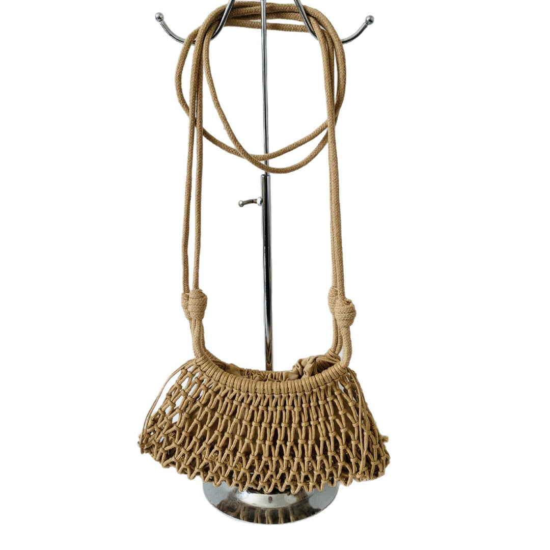 Hand-knotted tote bag with adjustable shoulder strap Bowlift