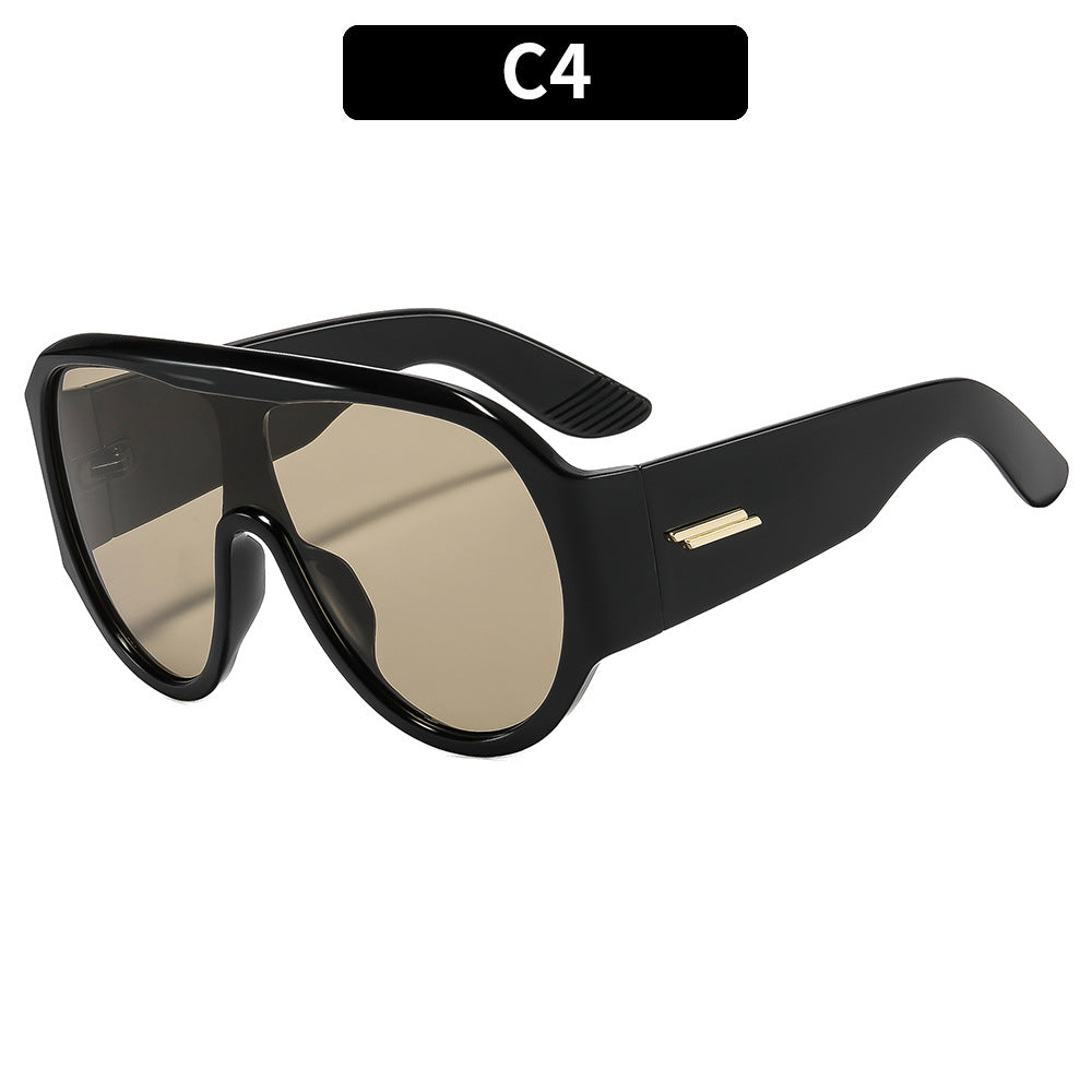 Oversized Shield Sunglasses Classic Style