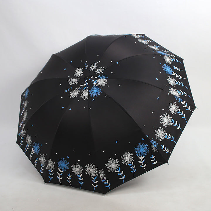Women's umbrella with floral design Bowlift