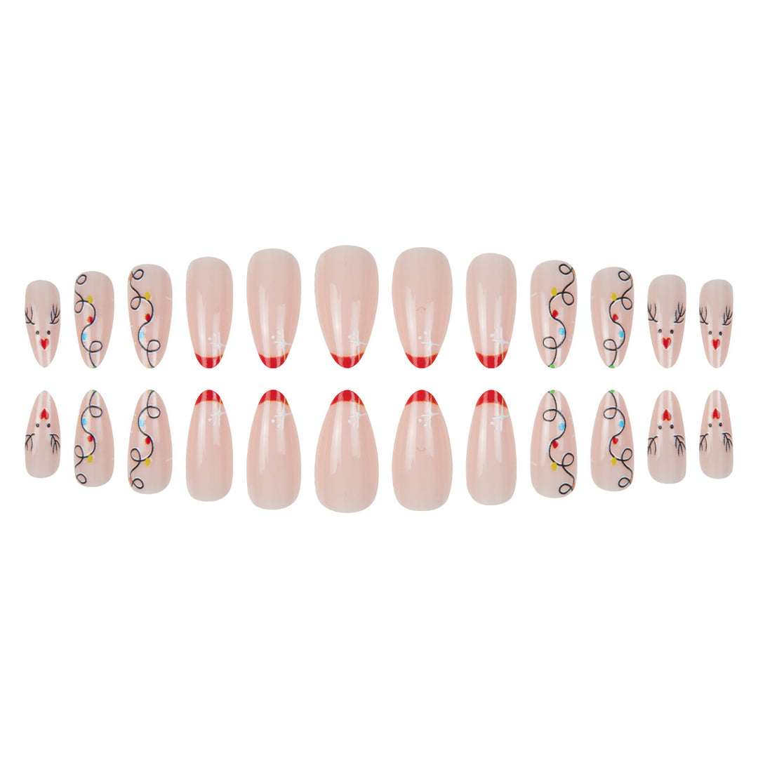 Festive Holiday-Themed Press-On Nails Bowlift
