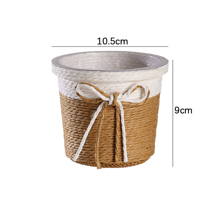 Heart-Shaped Woven Storage Basket Bowlift