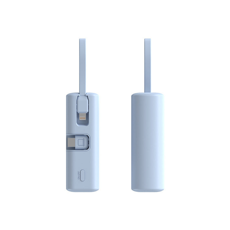 Portable charger with integrated cable and high charging speed Bowlift