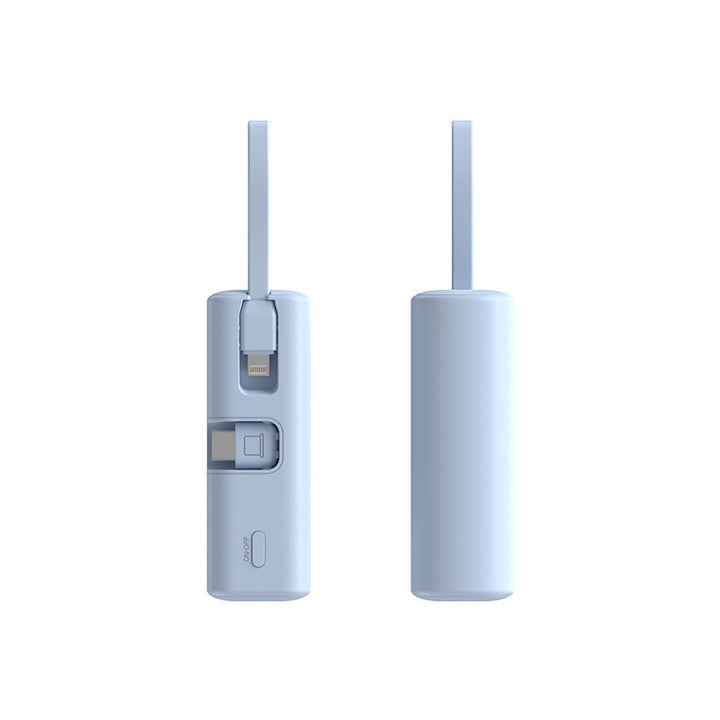 Portable charger with integrated cable and high charging speed Bowlift