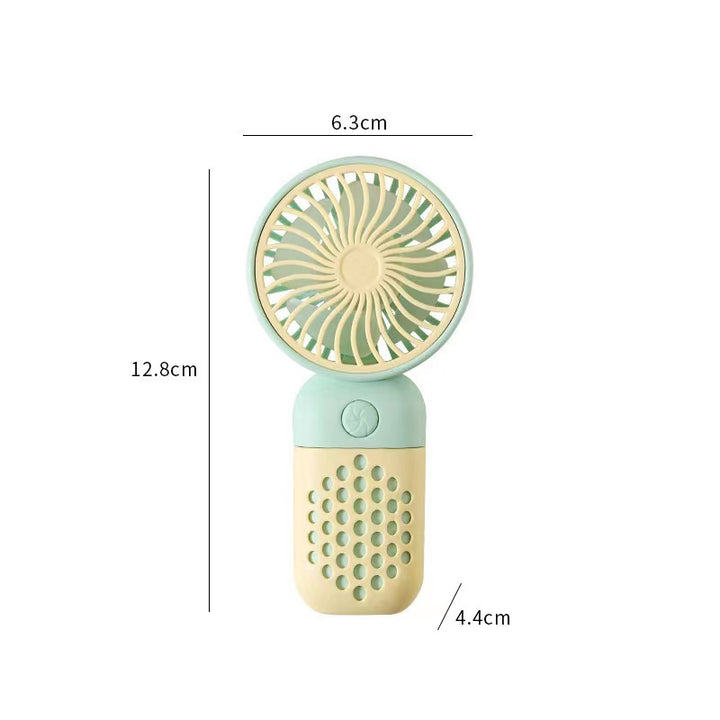 Ladies Portable Handheld Fan with Spray Function Bowlift