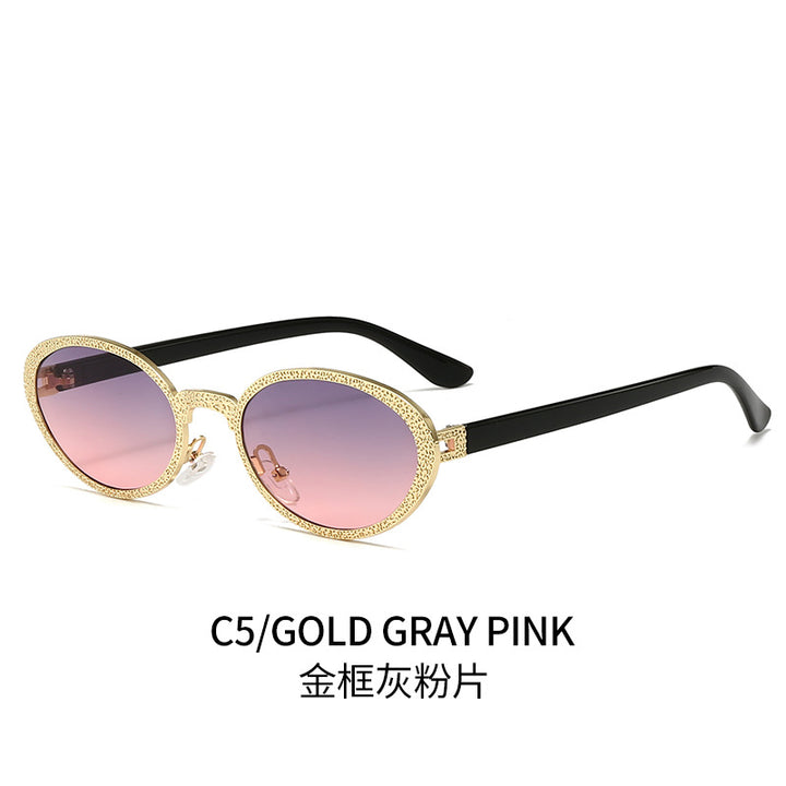 Ladies Glamorous Sunglasses with Luxurious Jewelry Frame Bowlift