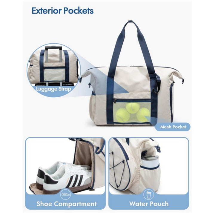 Multi-Compartment Tennis Equipment Bag Bowlift