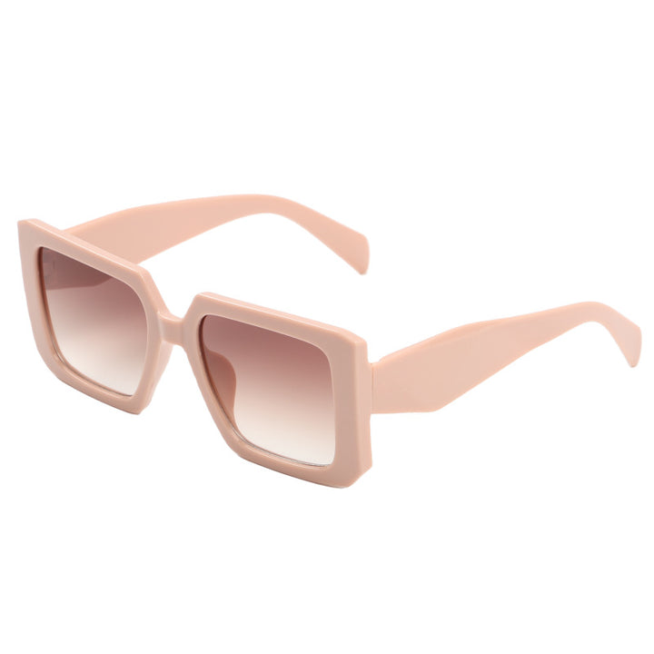 Women's fashionable oversized sunglasses in leopard print Bowlift