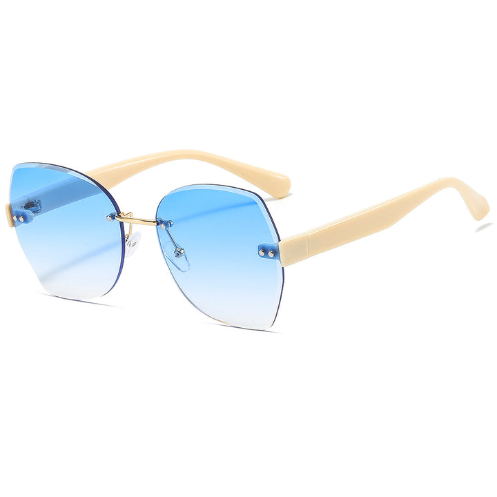 Oversized Geometric Sunglasses Classic Style