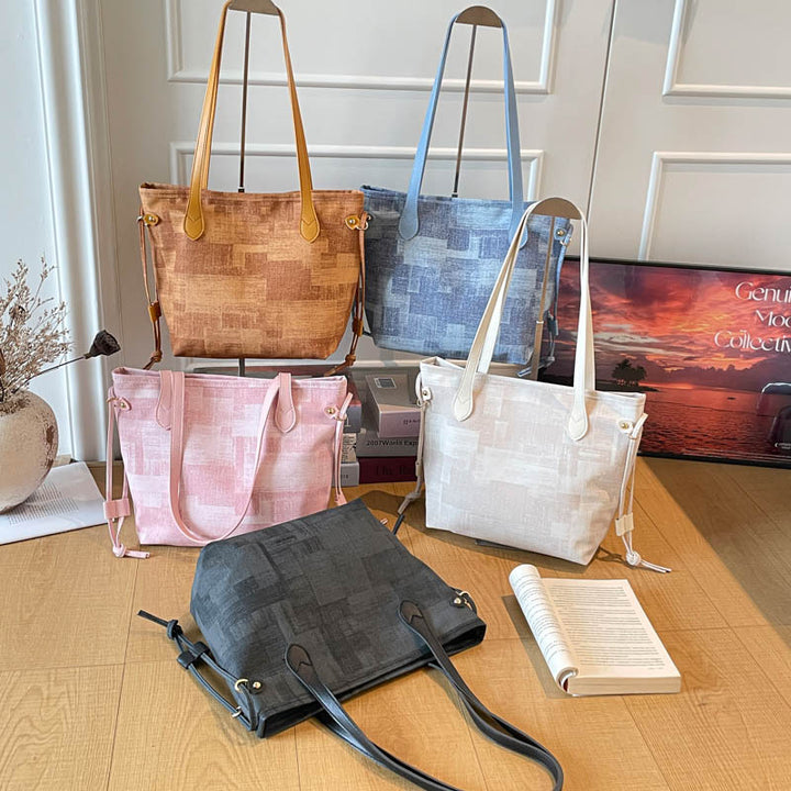 WoTextured Canvas Tote Bag Bowlift
