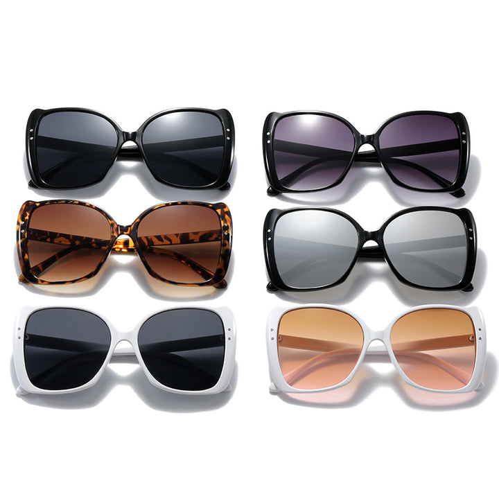 Women oversized sunglasses with brown gradient Bowlift