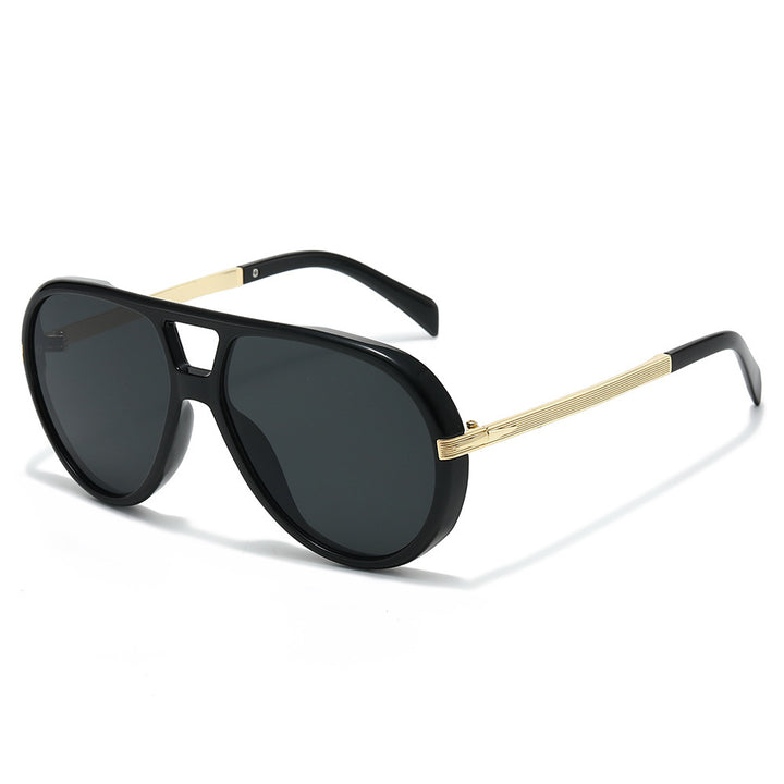 Oversized Aviator-Style Sunglasses Bowlift