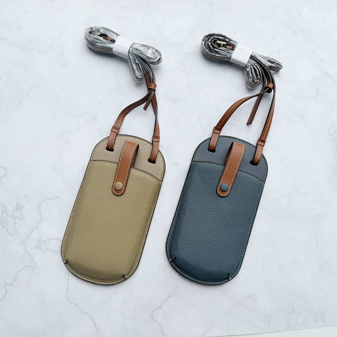 Leather Crossbody Phone Pouch Bowlift